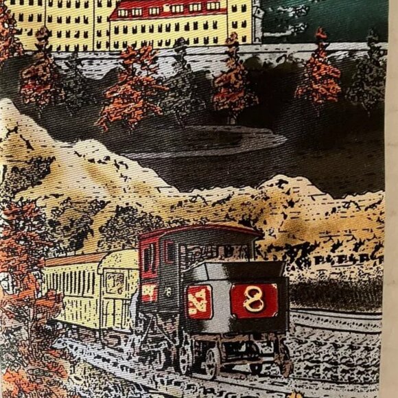 Rivitz of Boston New England Scenery Map Silk Tie - Picture 4 of 9